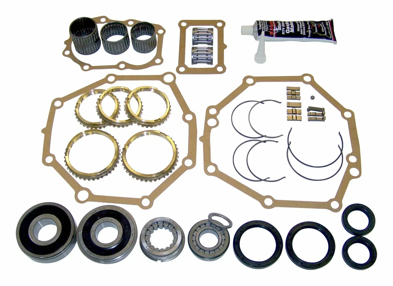 Vintage - Rubber Black Transmission Master Overhaul Kit - AX4EAX5EMASKIT
